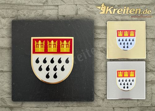 Quadrat mit Kölner Wappen